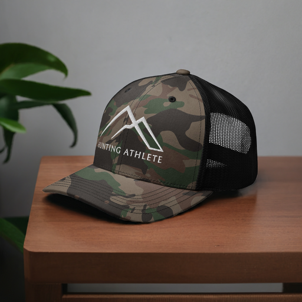 Camouflage Hunting Athlete Trucker Cap