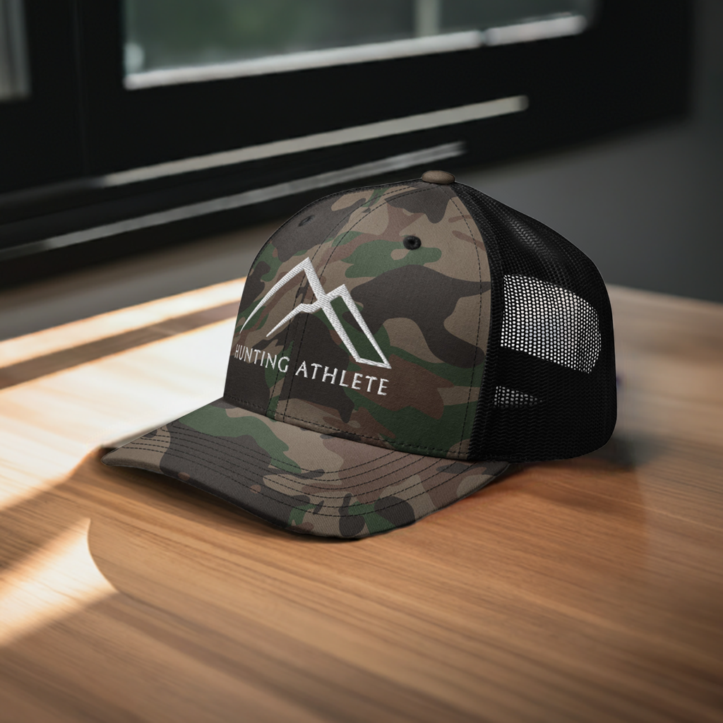 Camouflage Hunting Athlete Trucker Cap